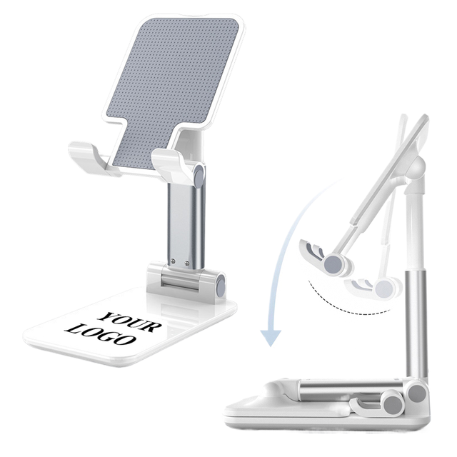 Adjustable Holder Phone Cell Tablet Desk Thick Case Friendly Stand Plastic with Custom Logo