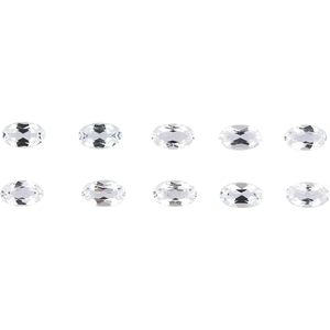 Piedra preciosa de topacio blanco natural Yashee, corte ovalado de 5x3 mm para la fabricación de joyas, piedras preciosas sueltas - Product Image 1