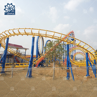 4 Loop Rollercoaster Wahana Ekstrem Besar Bertema Hiburan Taman Hiburan Kereta Roller Coaster Untuk Dijual