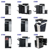 JUNKE C287 C364 C364e C454 C554 C645 C754 KONICA MINOLTA Usado Reacondicionado General de Alta Velocidad 60 ppm Calentamiento en 20s Impresión/Copia/Escaneo