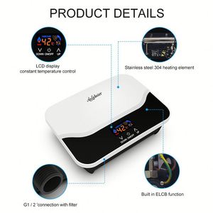 Precio promocional Ducha Cocina Suministro múltiple Acero inoxidable Calentamiento rápido Calentadores de agua sin tanque - Product Image 2