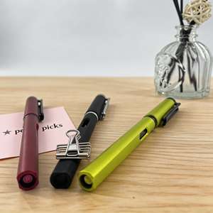 Bolígrafo de Gel Metálico de Alta Calidad con Logotipo Personalizado, Grabado Láser, Bolígrafos Promocionales con Ancho de Escritura de 0.5 mm, Tinta Azul/Negra, Regalos Corporativos - Product Image 3