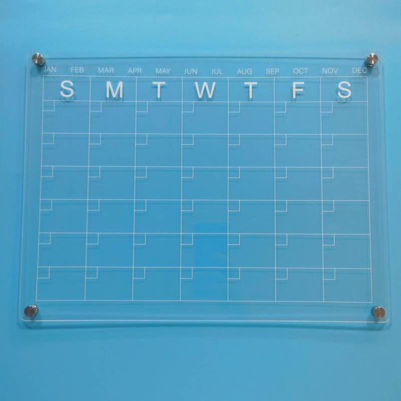 Tableau de calendrier mensuel 40*30 cm