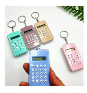 Creative Labyrinth Mini Calculator Keychain Office Decompression Tool Student Keyring Pendant Key Chain Gift