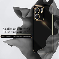Étui de téléphone portable en TPU souple antichoc avec support d'anneau électro-plaqué Étui de protection pour téléphone pour OPPO A5X 5G Coque arrière