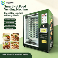 Équipement de vente automatique de repas préparés connectés et intelligents pour les lieux publics