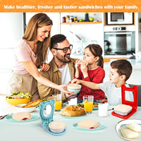 Fleur dinosaure Design poche Sandwiches Cutter et ensemble de scellant sans croûte machine à pain bricolage emporte-pièces cadeau pour les enfants