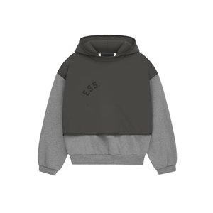 Felpa <span class=keywords><strong>con</strong></span> cappuccio alta Ss22 di marca Essenti da uomo floccante felpe <span class=keywords><strong>con</strong></span> cappuccio <span class=keywords><strong>oversize</strong></span> di farina d'avena scura camicie <span class=keywords><strong>con</strong></span> cappuccio 3d in Silicone da uomo - Product Image 5