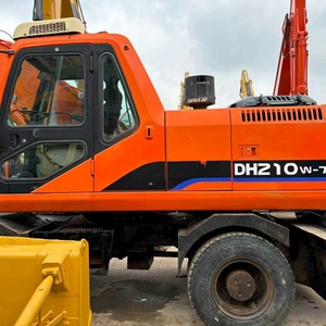 Korea Original Doosan DH210W-7 Wheel Excavator,Original <b>Paint</b>,Good Condition and Low Price,Ready to ship DH210W-7 DH150W-7 - Product Image 2