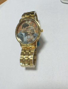 Montre personnalisée avec cadran imprimé photo numérique, bracelet en acier inoxydable, boîtier 42 mm 9 mm, verre quartz, étanche, unisexe, mode, affaires - Product Image 6
