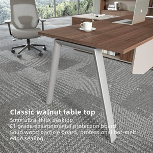 Bureau <span class=keywords><strong>de</strong></span> direction extensible en forme <span class=keywords><strong>de</strong></span> <span class=keywords><strong>L</strong></span> moderne <span class=keywords><strong>de</strong></span> luxe avec garantie <span class=keywords><strong>de</strong></span> 10 ans - Product Image 4