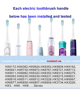 Têtes de <span class=keywords><strong>brosse</strong></span> à dents de rechange DuPont compatibles avec la <span class=keywords><strong>brosse</strong></span> à dents électrique <span class=keywords><strong>Philips</strong></span> Sonicare HX9023/65 HX6063/64/66 - Product Image 4