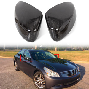Paire de coques de rétroviseurs en fibre de carbone pour Infiniti G35 Coupé 2003 2004-2007 - Product Image 6