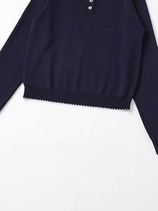 TAOP&ZA Style européen et américain 2025 Hiver Nouveau <span class=keywords><strong>Pull</strong></span> décontracté polyvalent à blocs de couleurs en tricot à manches longues à col 5755136 - Product Image 5