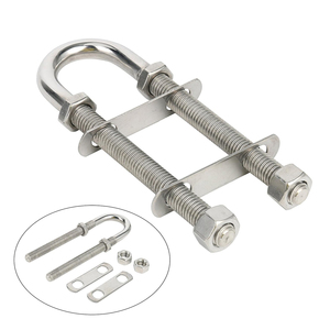 Крепежный U-образный болт для морских судов из нержавеющей стали 304 с гайками и пластинами - Product Image 1