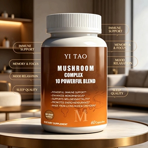 Nootropic แคปซูลเห็ดราแบบ10-in-1ที่ซับซ้อนแผงคอสิงโต - Product Image 3