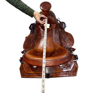 Silla de Montar Inglesa de Cuero Genuino Hecha en India BS International NA94 con Estructura de Madera, Ecológica y Sostenible, Precio Competitivo - Product Image 5
