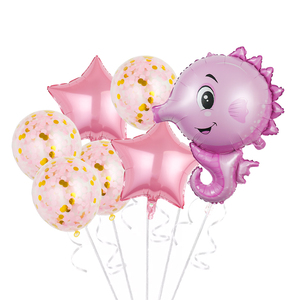 Globos de Papel de Aluminio con Forma de Animales Marinos, Pulpo, Tiburón, Juego de Globos para Niños, Decoraciones para Fiestas de Cumpleaños, Baby Shower, Globos Personalizados - Product Image 2