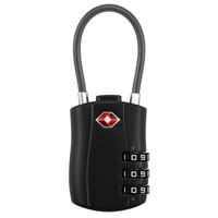 SKY GOOD TSA527 Cadenas de bagage portable approuvé par la TSA, cadenas à combinaison à 3 chiffres pour sac à dos, sac de voyage et valise