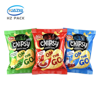 Sacs à fermeture centrale anti-humidité personnalisables de qualité alimentaire pour popcorn, chips, aliments pour bébés, aliments pour animaux de compagnie, gelée