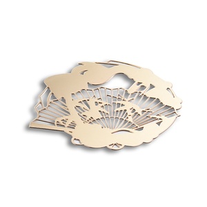 ป้ายชื่อออกแบบส่วนตัวสุดหรู ดีไซน์วงกลมโปร่ง ทำจากโลหะ ใช้เป็นที่คั่นหนังสือ - Product Image 4