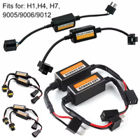 Contrôleur de résistance de charge Canbus pour LED automobiles H1/H3/H4/H7/H8/H9/H11, éliminateur de défauts, décodeur LED, sans erreur lumineuse, 12V