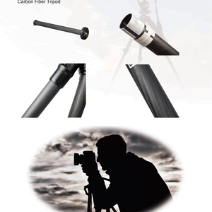 Pôle télescopique en fibre de carbone haute résistance fabriqué en Chine pour le nettoyage des panneaux solaires, pôle pour antenne radio amateur - Product Image 2