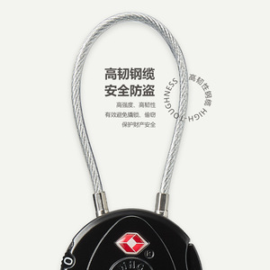 Tsa Approved Combination Lock Zinc Alloy Password Travel Security Lock For Luggage Backpack <b>Locker</b> Gym Anti Theft - Product Image 1