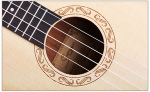 Ukelele Barítono de 30 Pulgadas, Caoba/Koa/Abeto, Instrumentos Musicales Uku - Product Image 5