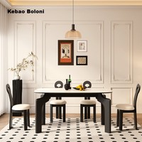 Ensembles de meubles de salle à manger modernes best-seller Chaises de table à manger 4 places pour cuisine hôtel école appartement