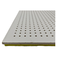Panneau composite perforé insonorisant - 595x559x5mm en coton avec absorption et isolation acoustique pour hôtels et salles de conférence