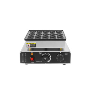 Commercial <b>Waffle</b> <b>Maker</b> 25 Hole Electric Round Mold Timer Included Non Stick Coating For Food Business - Product Image 1