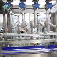 Machine automatique de lavage, remplissage et bouchage de bouteilles, machines de remplissage d'eau de 5 L, remplisseuse de bouteilles d'eau de 10 litres