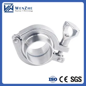 SS304 316L Sanitary Fittings Sanitary Stainless Steel Pipe Fitting 1.5 Tri Clamp