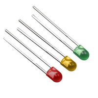 2mm 3mm 4mm 5mm 8mm 10mm Blanc Rouge Vert Bleu Jaune Orange Rose RVB 3V F3 F5 F8 F10 Trou traversant Diode électroluminescente DIP LED