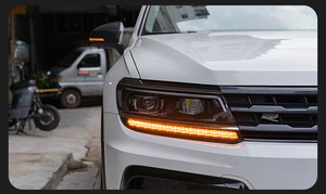 2017 <span class=keywords><strong>Volkswagen</strong></span> pour Tiguan accessoires forme de voiture phare LED DRL Angel Eye double faisceau au xénon 12V 6000K température de couleur nouveau - Product Image 5