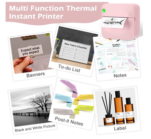 Mini <span class=keywords><strong>Imprimante</strong></span> <span class=keywords><strong>Portable</strong></span> de Poche Sans Fil Bluetooth, <span class=keywords><strong>Imprimante</strong></span> Thermique avec Papier Thermique, pour <span class=keywords><strong>Smartphone</strong></span>, Étiquettes Autocollantes, Sans Encre - Product Image 3