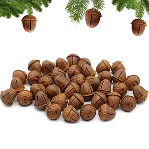 20-Pack Noël Rusty Tin Bells Rustic Primitive Farmhouse Metal Bells Sleigh Décoration d'arbre de Noël Holiday Daily