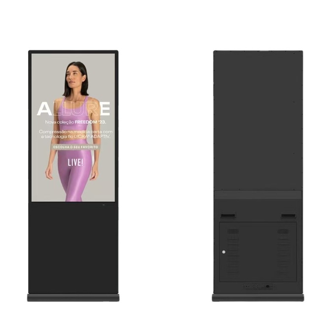 CH Full HD IPS Interactive Digital Touch Screen Kiosk Built-in CMS Self-Service Advertising Equipment for Shopping Malls Floor