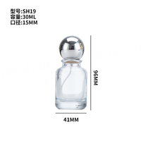 Flacon de parfum en verre plat transparent de luxe personnalisé, diffuseur à bâtonnets, bouchon en caoutchouc, capuchon à vis en plastique, sérigraphie, 30 ml, 50 ml