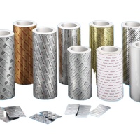 Feuille d'aluminium composite personnalisée rouleau de feuille d'aluminium alu pharmaceutique formage à froid