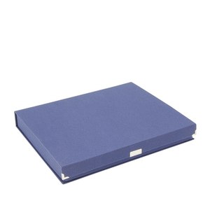 Boîte à bijoux en plaque de TNT bleue 26x21 cm – Élégante et durable pour un rangement sécurisé - Product Image 3