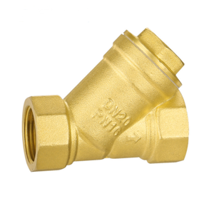 DN15/20 Brass Y Lọc BSP NPT chủ đề Brass Lọc PN16/20 1 "2" giả mạo Brass Y loại lọc lọc van cho nước - Product Image 1