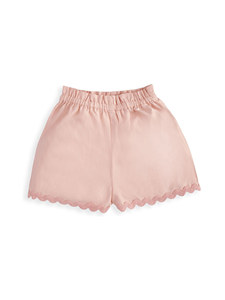 Conjunto de Ropa para Bebé Niña con Cuello Peter <span class=keywords><strong>Pan</strong></span>, Bordado de Conchas y Borde Festoneado, Mezcla de Algodón y <span class=keywords><strong>Lino</strong></span> - Product Image 5
