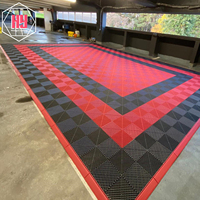 Diseño libre Extraíble Plástico Pp Interior Ventilado Enclavamiento Pvc Modular Coche Garaje Baldosas