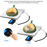 Balance postale numérique industrielle en acier inoxydable Rechargeable par USB de haute qualité 200kg balance de plate-forme d'expédition OEM personnalisable