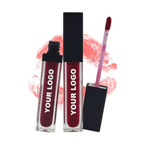 प्राइवेट लेबल वेगन लिक्विड मैट लिपस्टिक वाटरप्रूफ न्यूड ग्लॉसी शिमर लिप ग्लॉस पेंसिल शेप मिनरल सनस्क्रीन शाइनी लिप - Product Image 1