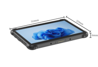 Tablette industrielle robuste GooglePDA Pad 16+128G HD12.6 pouces Écran tactile Windows IP67 8 cœurs NFC WIFI6 8000 mAh pour hôtel TC120-N100