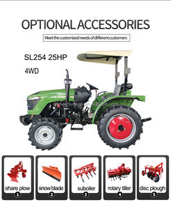 25HP CE 4x4 ruedas 4wd tractores <span class=keywords><strong>TRAKTOR</strong></span> de alta calidad y el consumo de combustible eficiente de fácil mantenimiento de control fácil de usar - Product Image 2