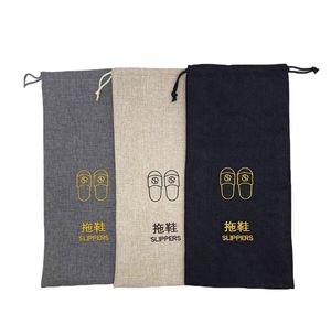 Bolsa de Almacenamiento para Zapatos y Pantuflas de Hotel y Hogar, Bolsa de Terciopelo a Prueba de Polvo para un Empaque Conveniente - Product Image 2